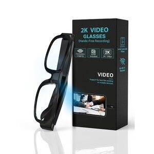 2K HD Smart Glasses with Camera for Hiking Wearable Outdoor Recording Glasses 64